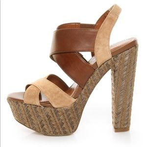 Jessica Simpson Charli Platform Heels Sz 8